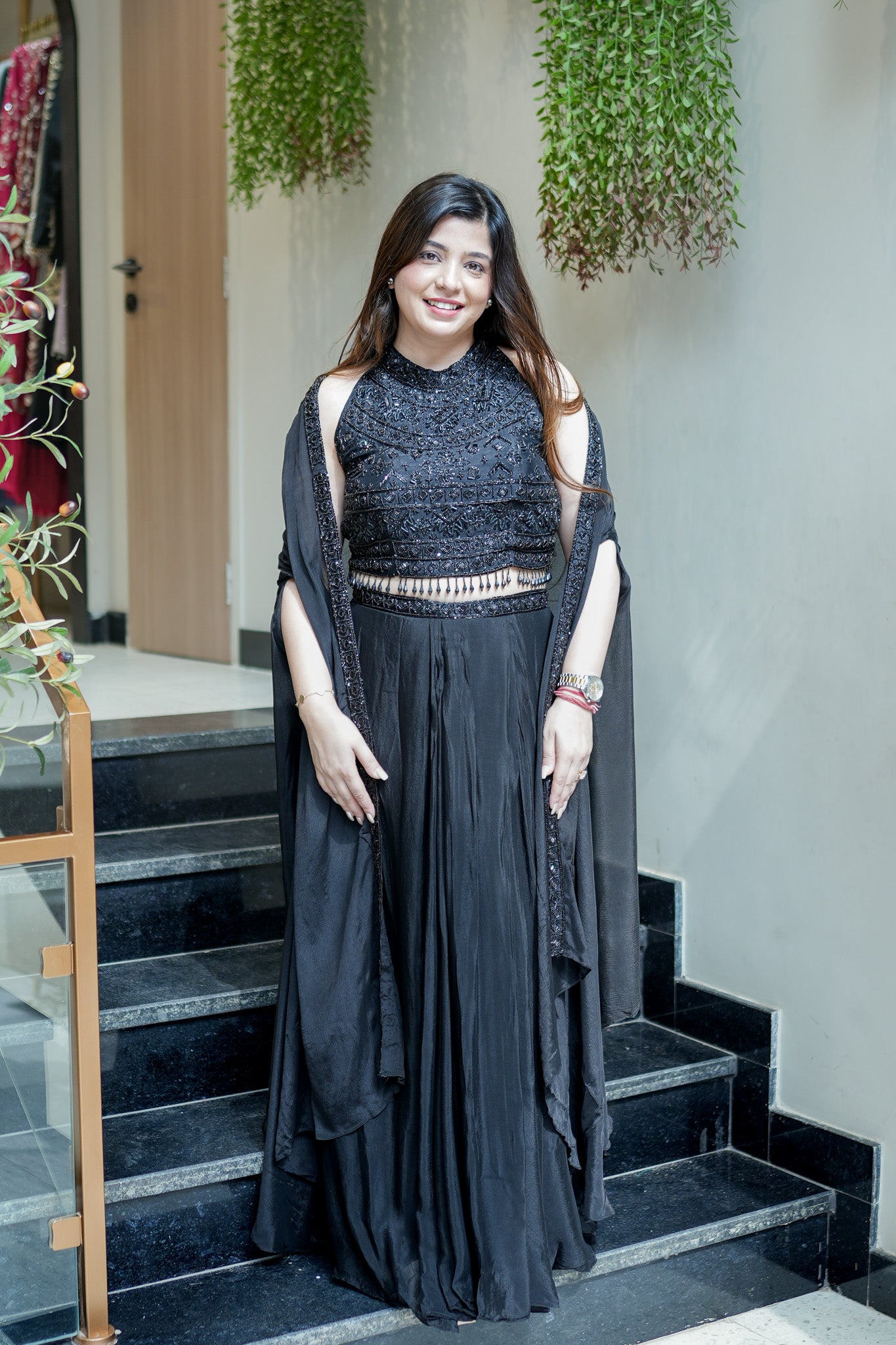 Sukti Hand Embroidered Three Piece Set