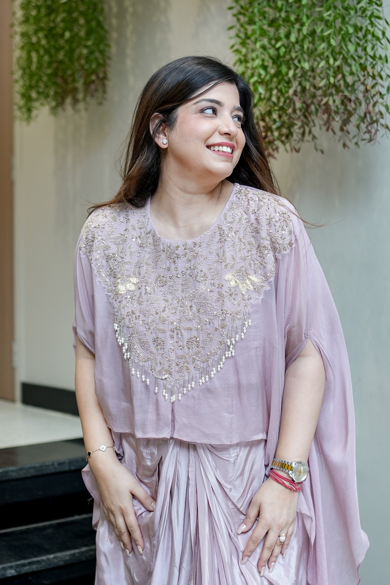 Nirvi Embroidered Three Piece Set