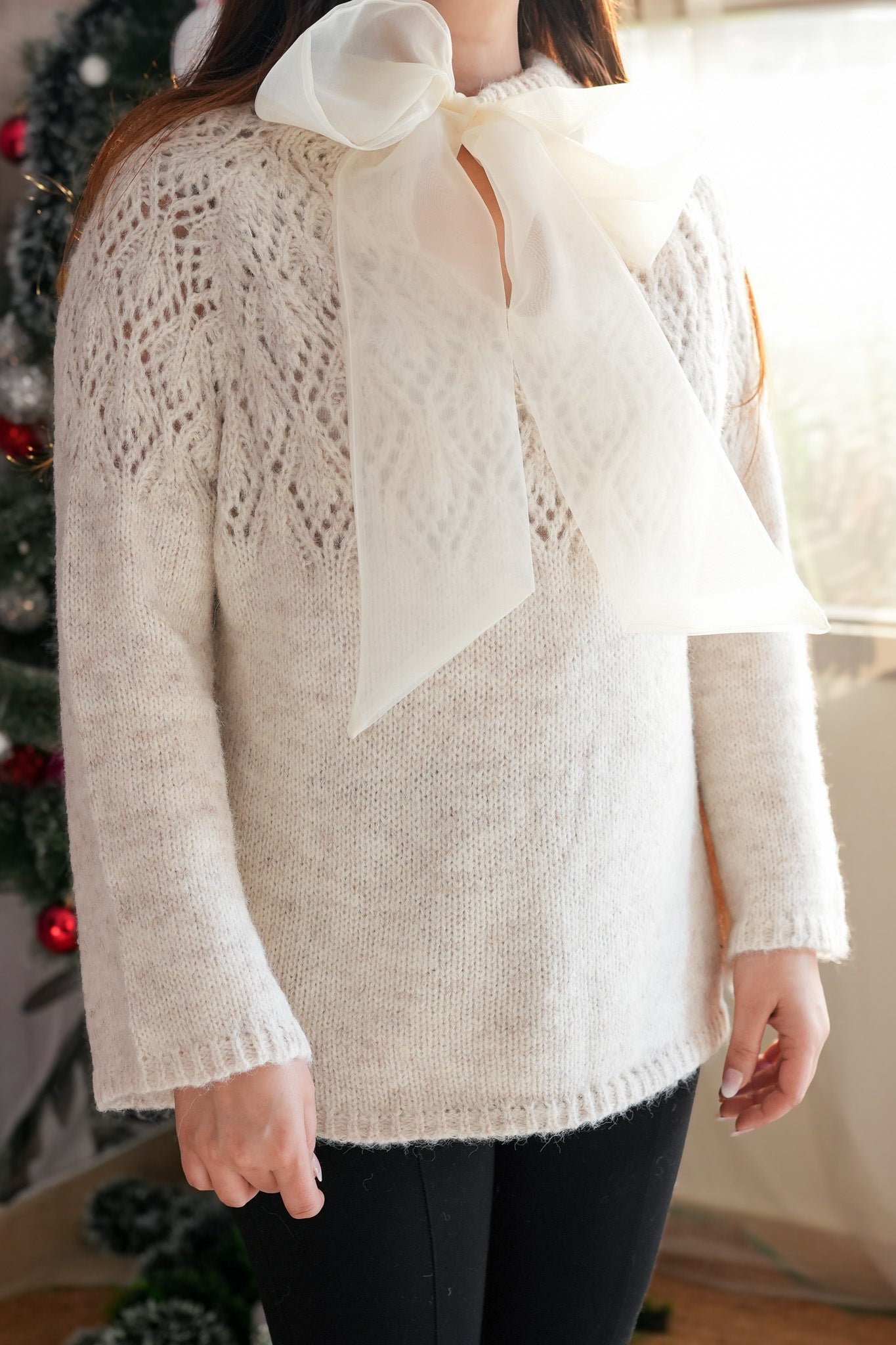 Acadia Knitted Woollen Top