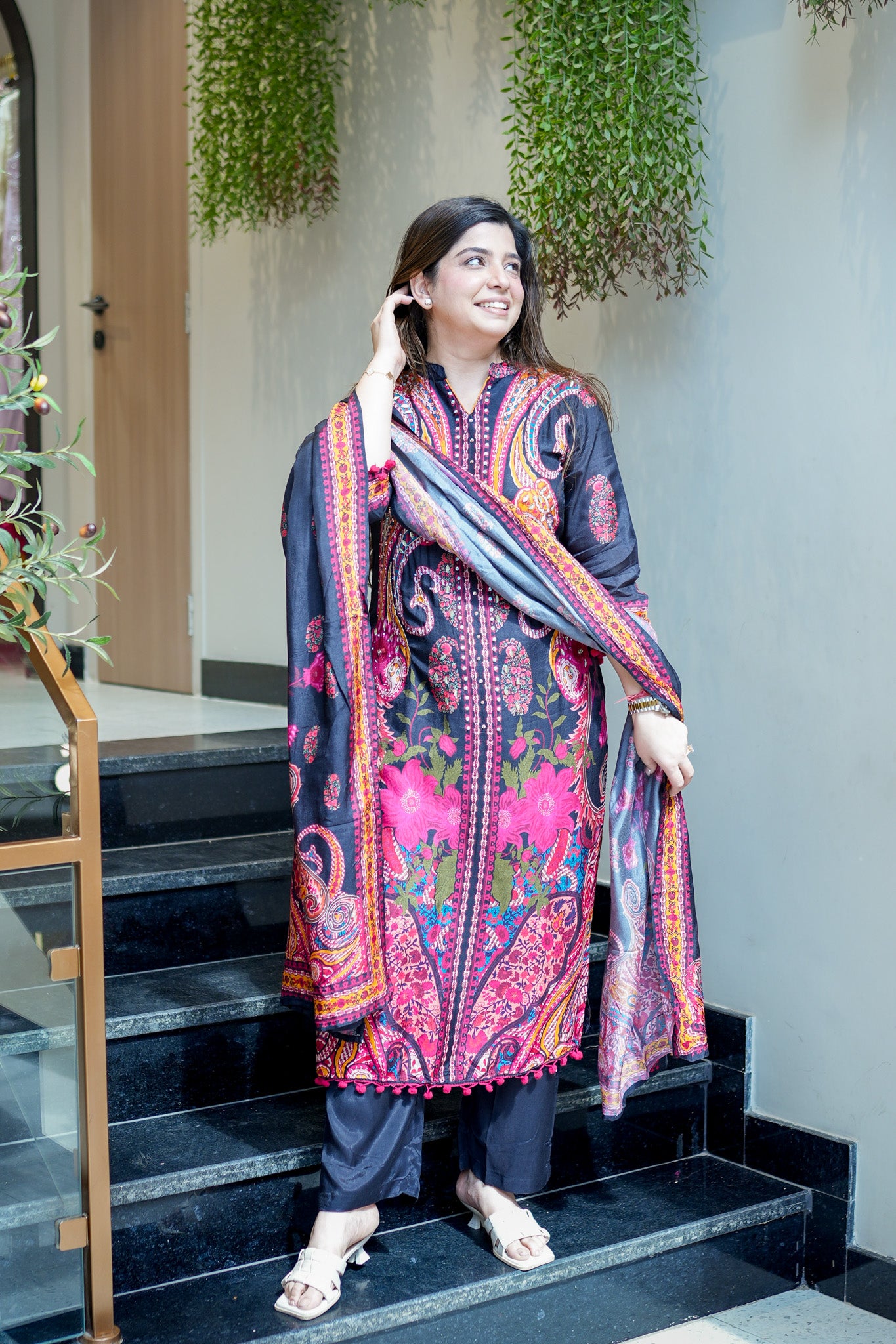 Mani Printed Suit Set