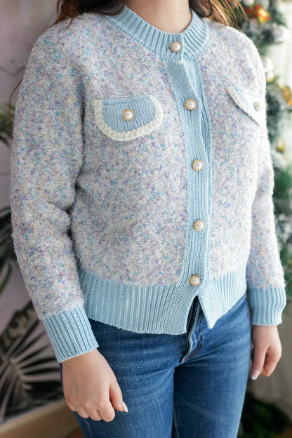 Dora Woollen Sweater With Golden Button