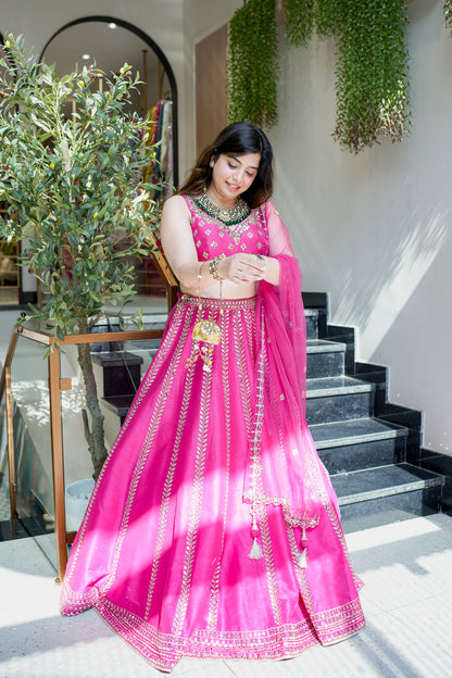 Maavi Mirror Detailing Lehenga