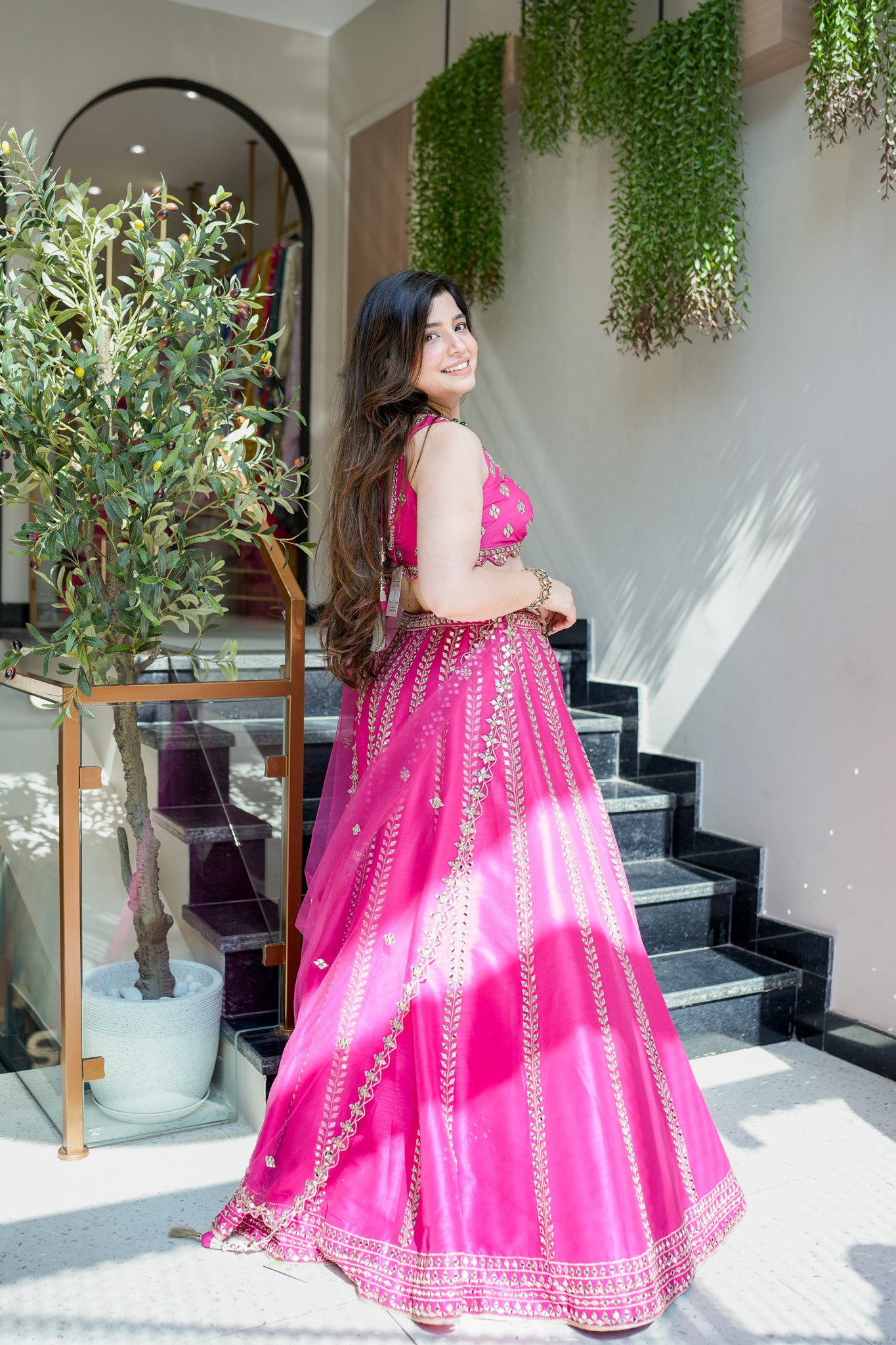 Maavi Mirror Detailing Lehenga
