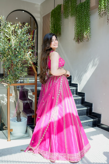 Maavi Mirror Detailing Lehenga