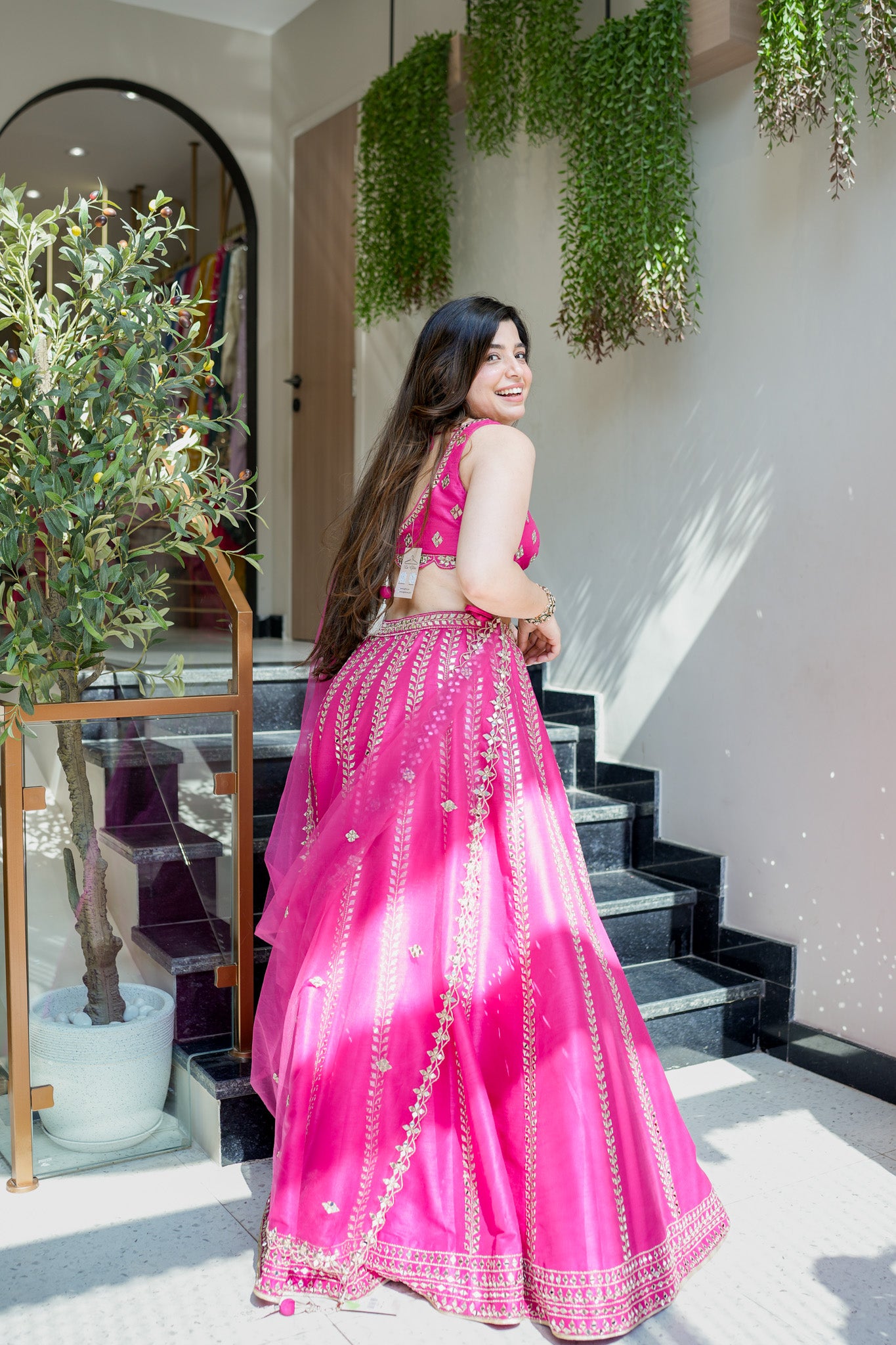 Maavi Mirror Detailing Lehenga