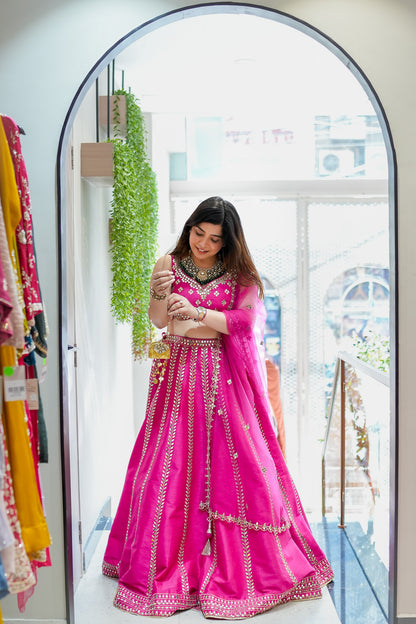 Maavi Mirror Detailing Lehenga