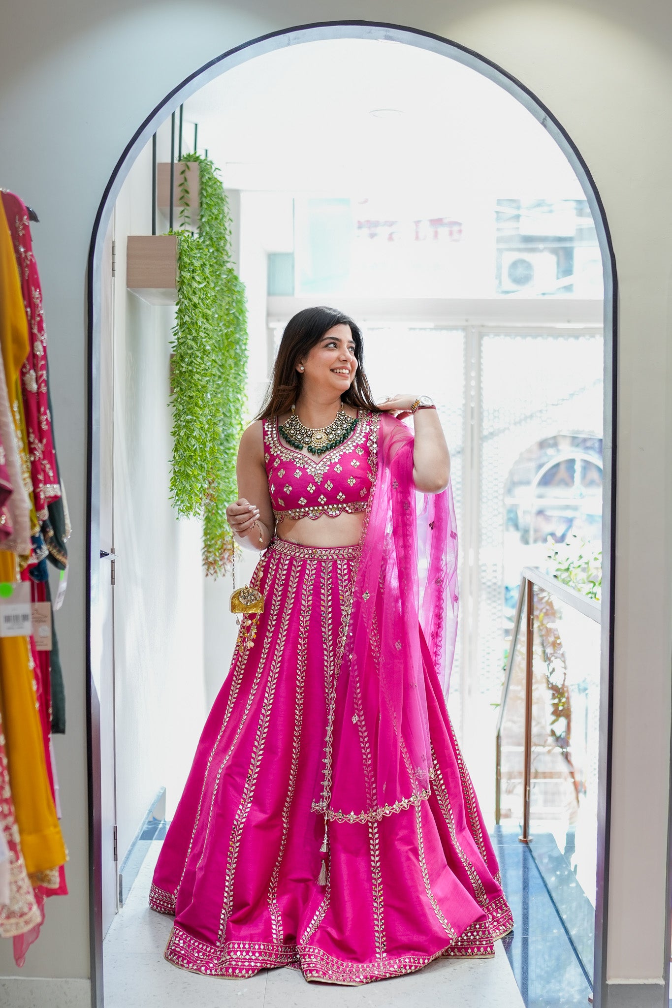 Maavi Mirror Detailing Lehenga