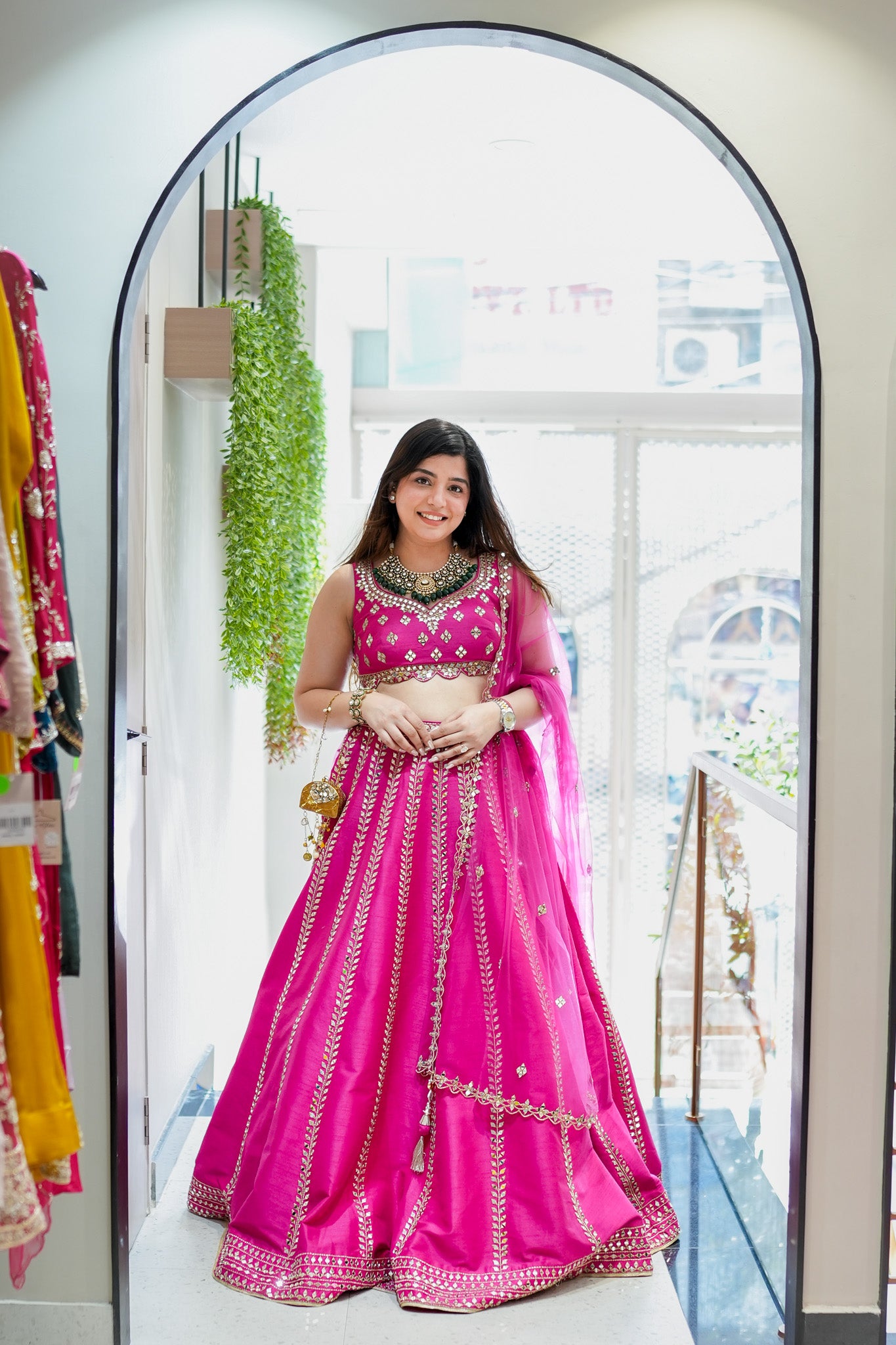 Maavi Mirror Detailing Lehenga