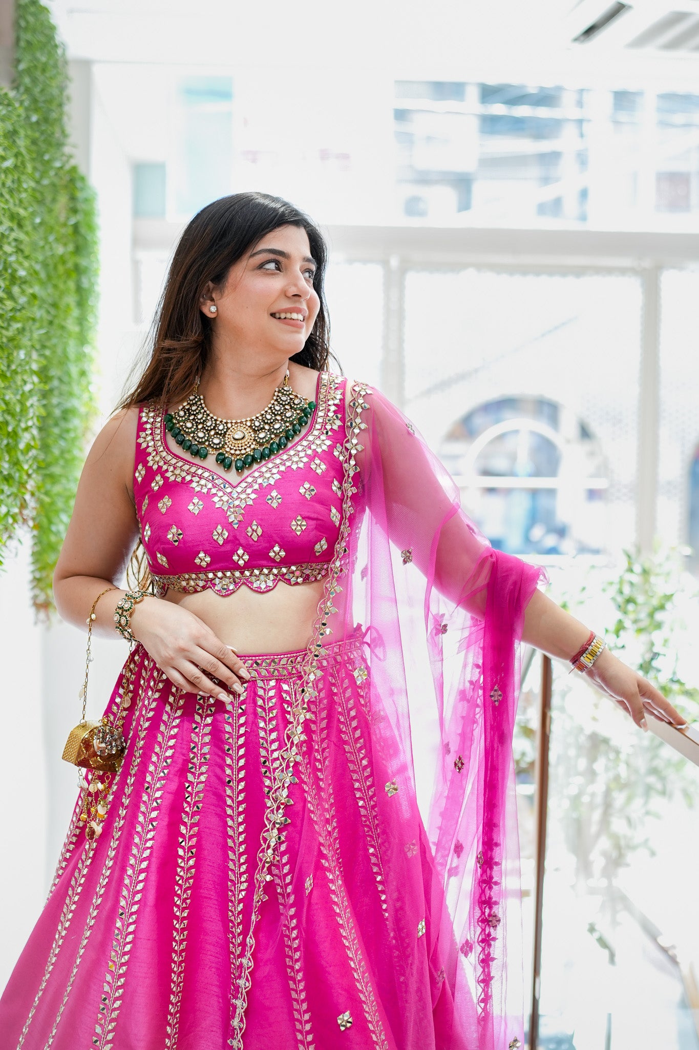 Maavi Mirror Detailing Lehenga