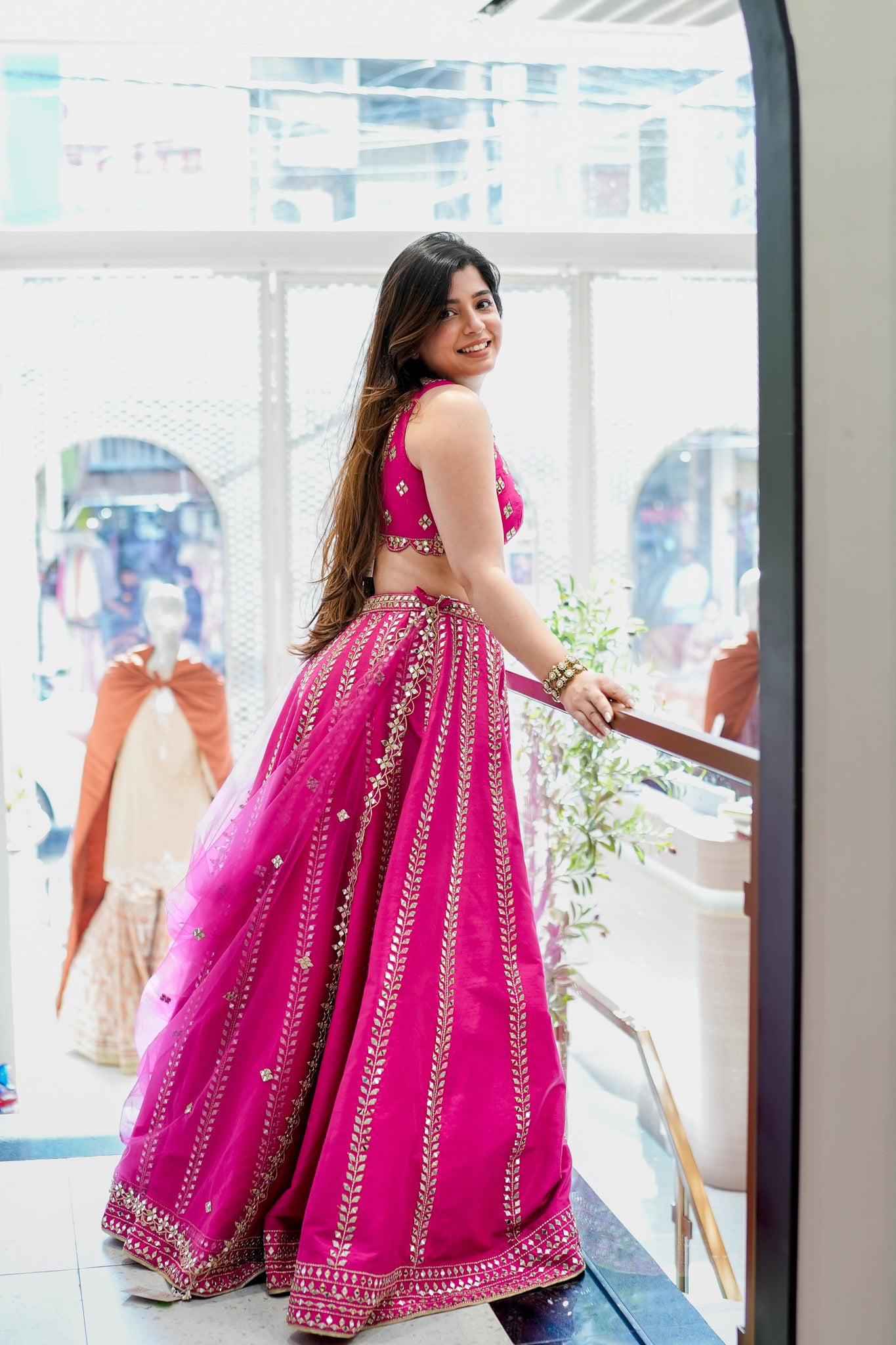 Maavi Mirror Detailing Lehenga