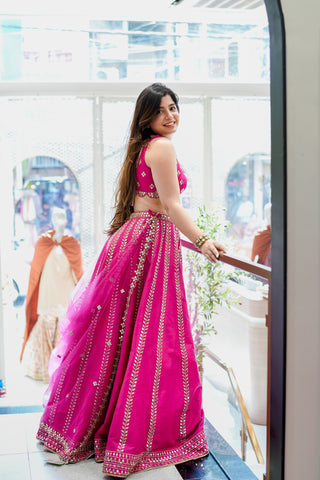 Maavi Mirror Detailing Lehenga