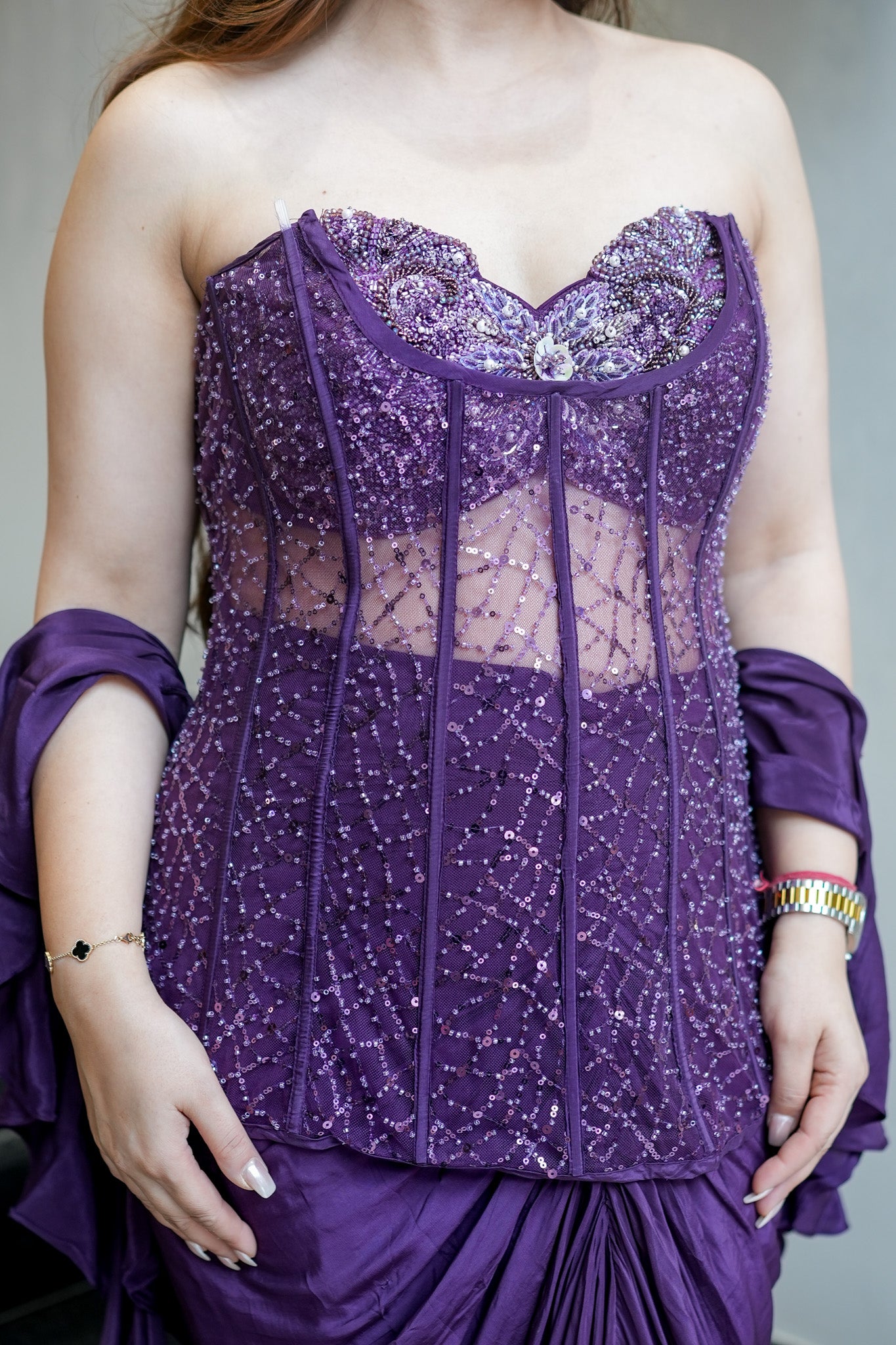Fiza Embroidered Indowestern Outfit