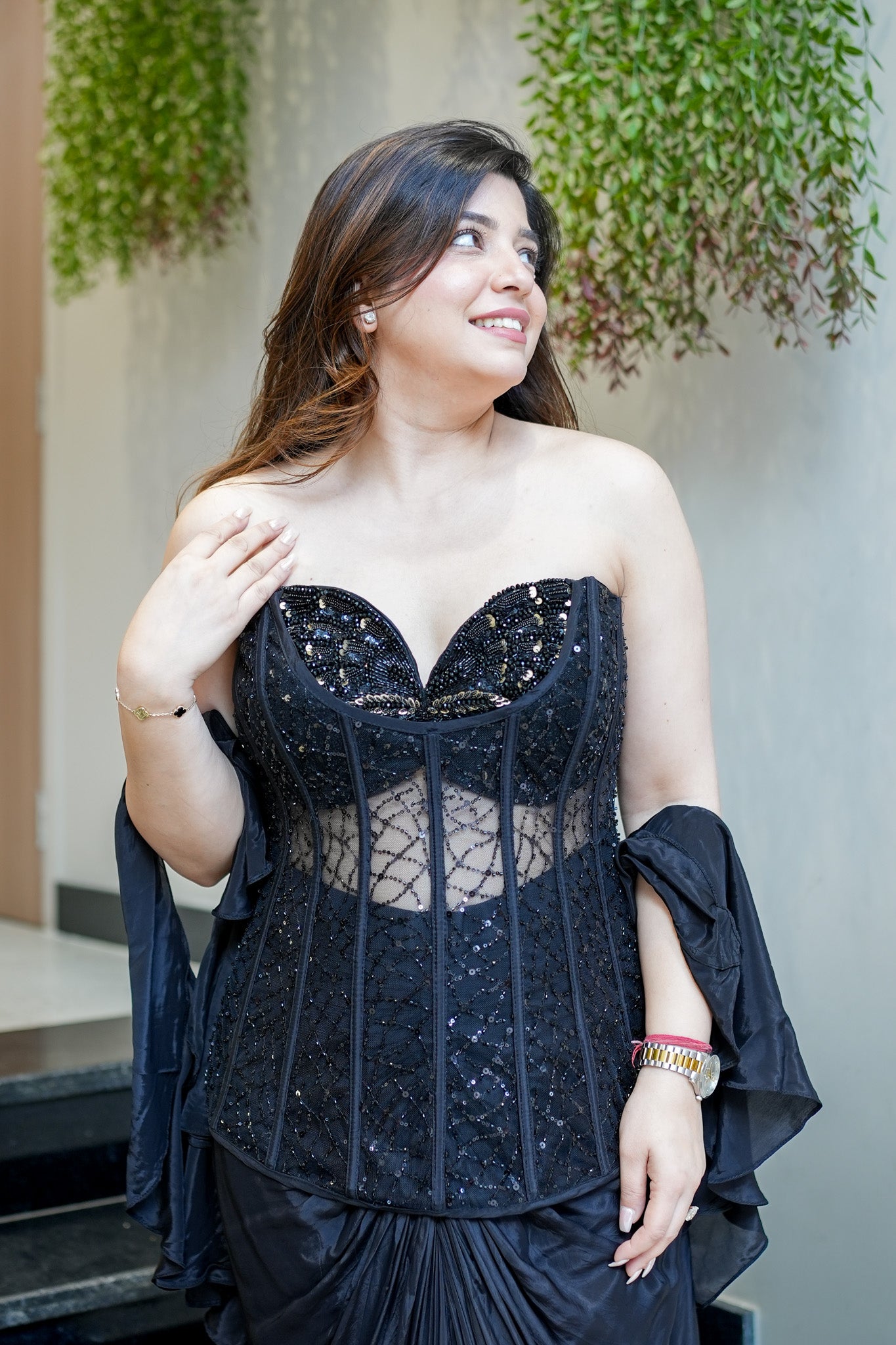 Fiza Embroidered Indowestern Outfit