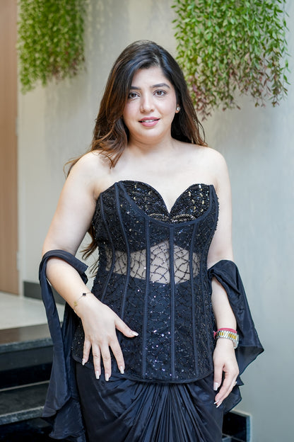 Fiza Embroidered Indowestern Outfit