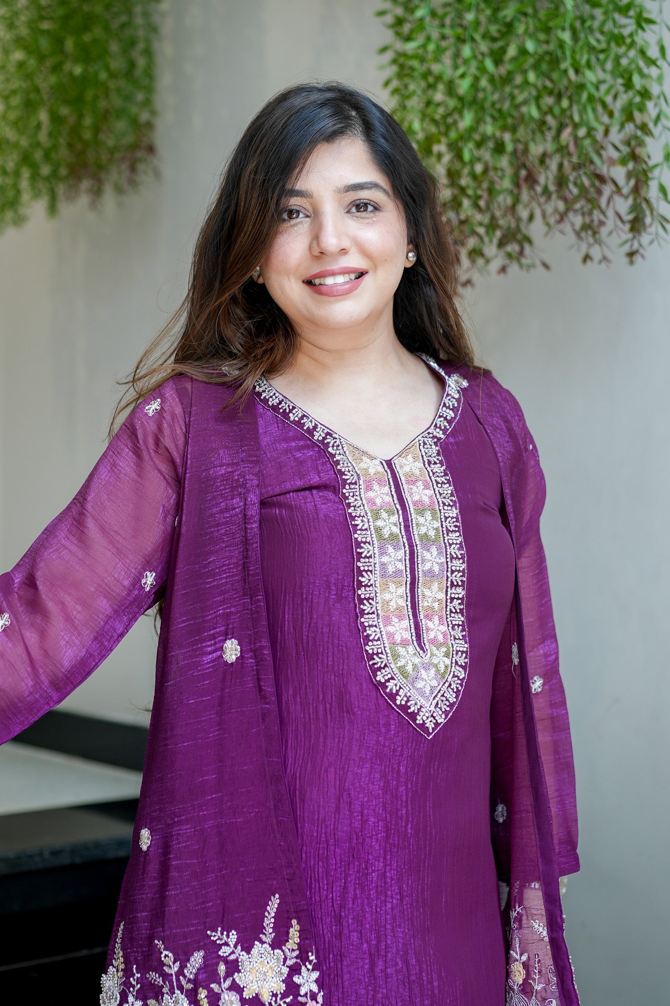 Divira Embroidered Co ord Set