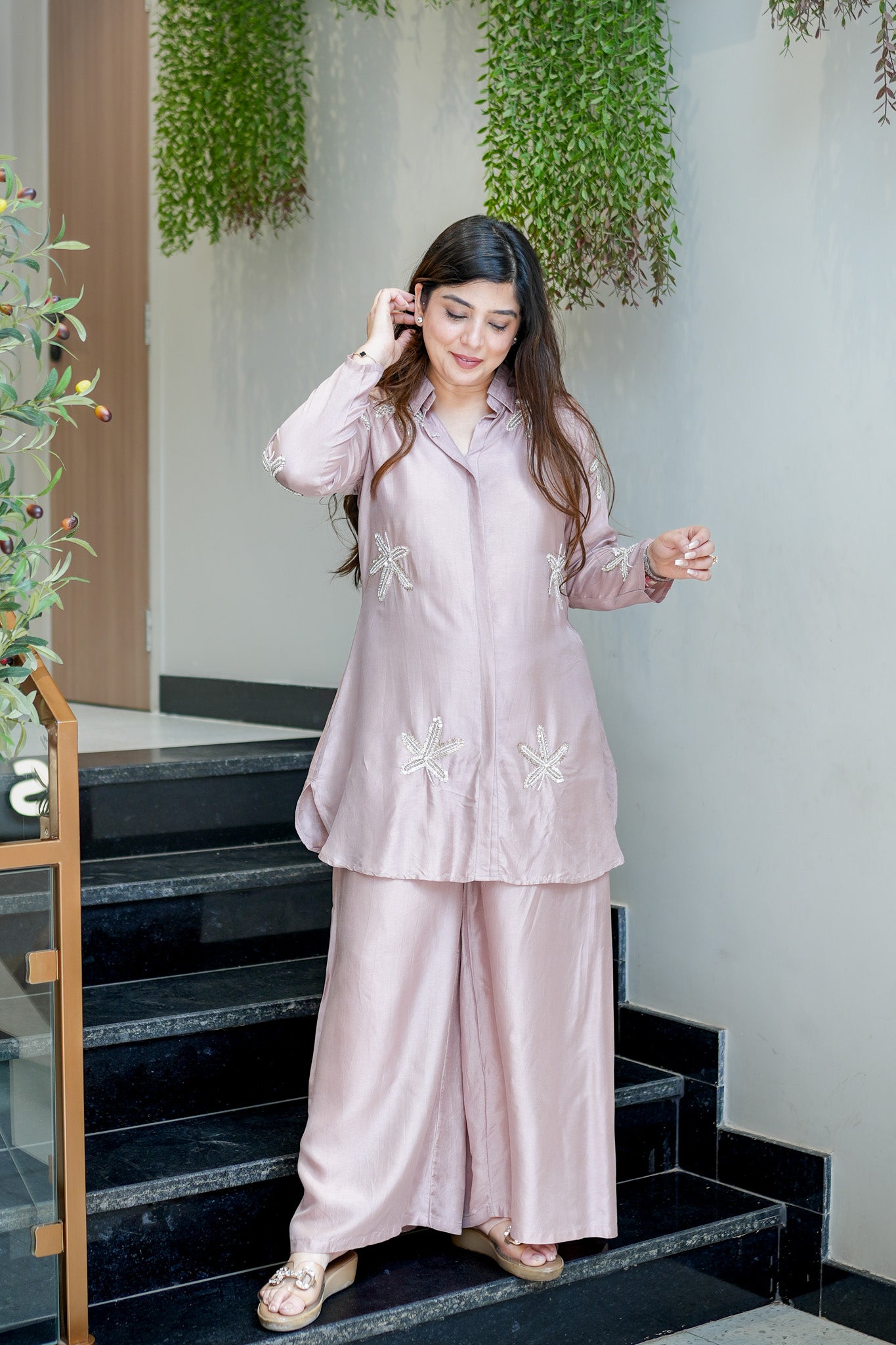 Priyal Embroidered Co ord Set