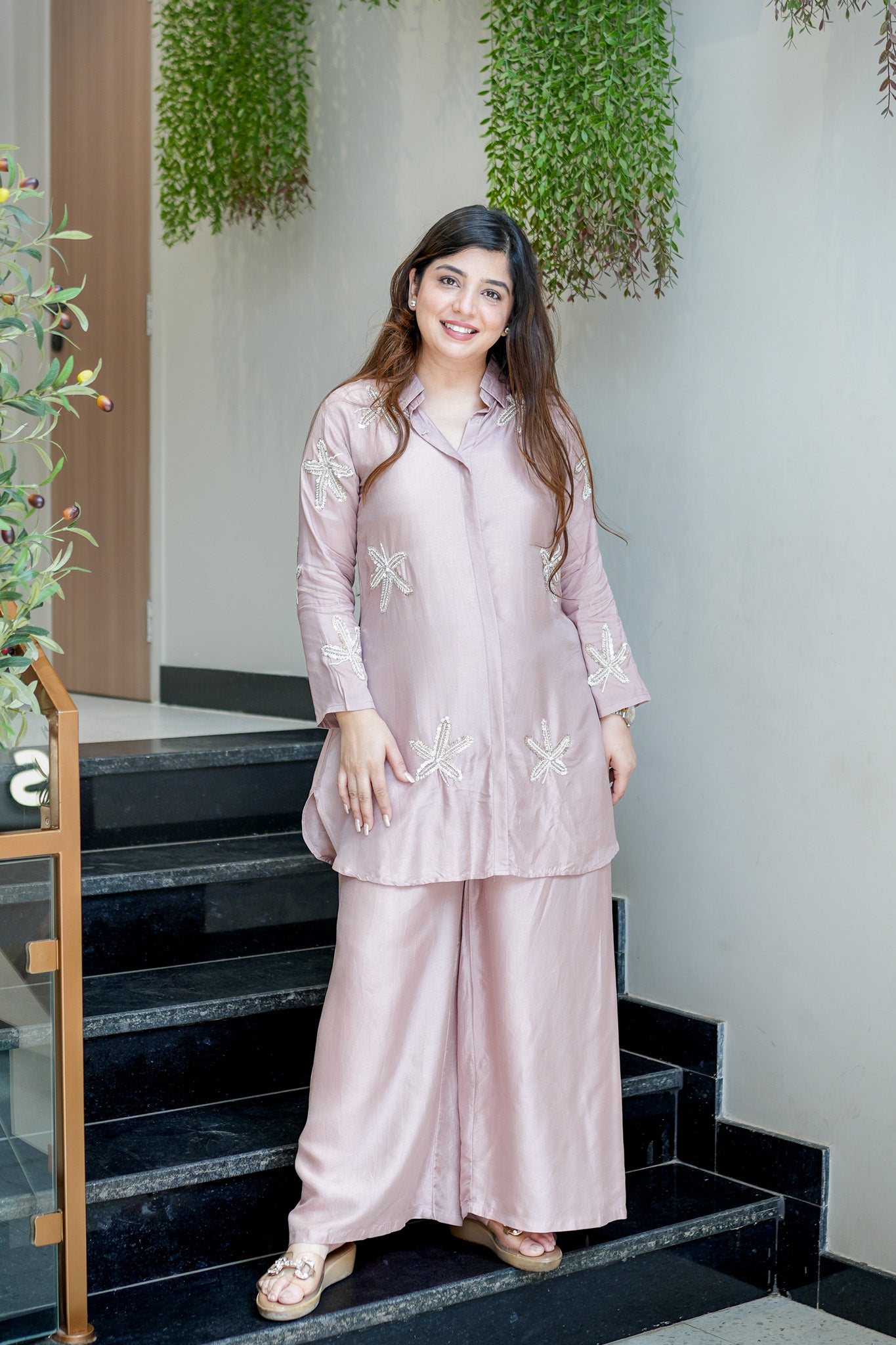 Priyal Embroidered Co ord Set