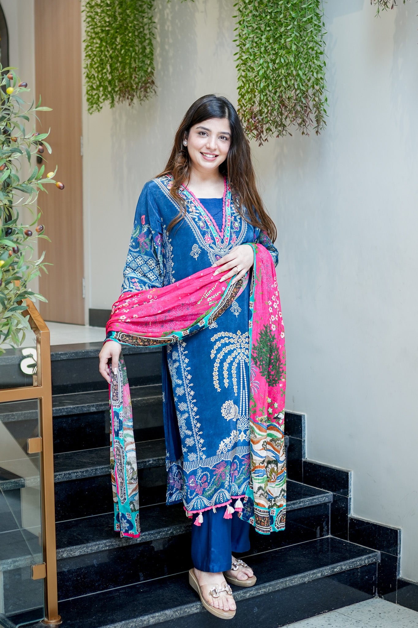 Maya Digital Print Suit Set
