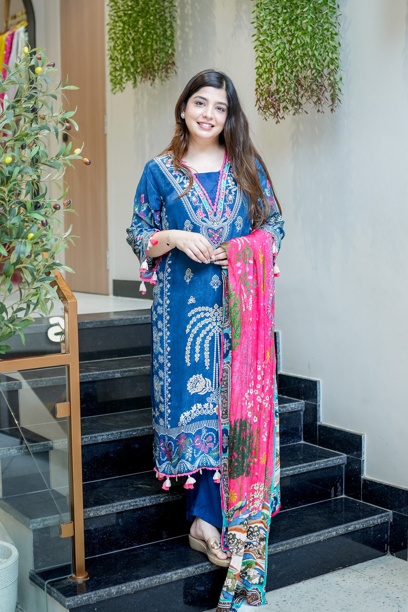 Maya Digital Print Suit Set
