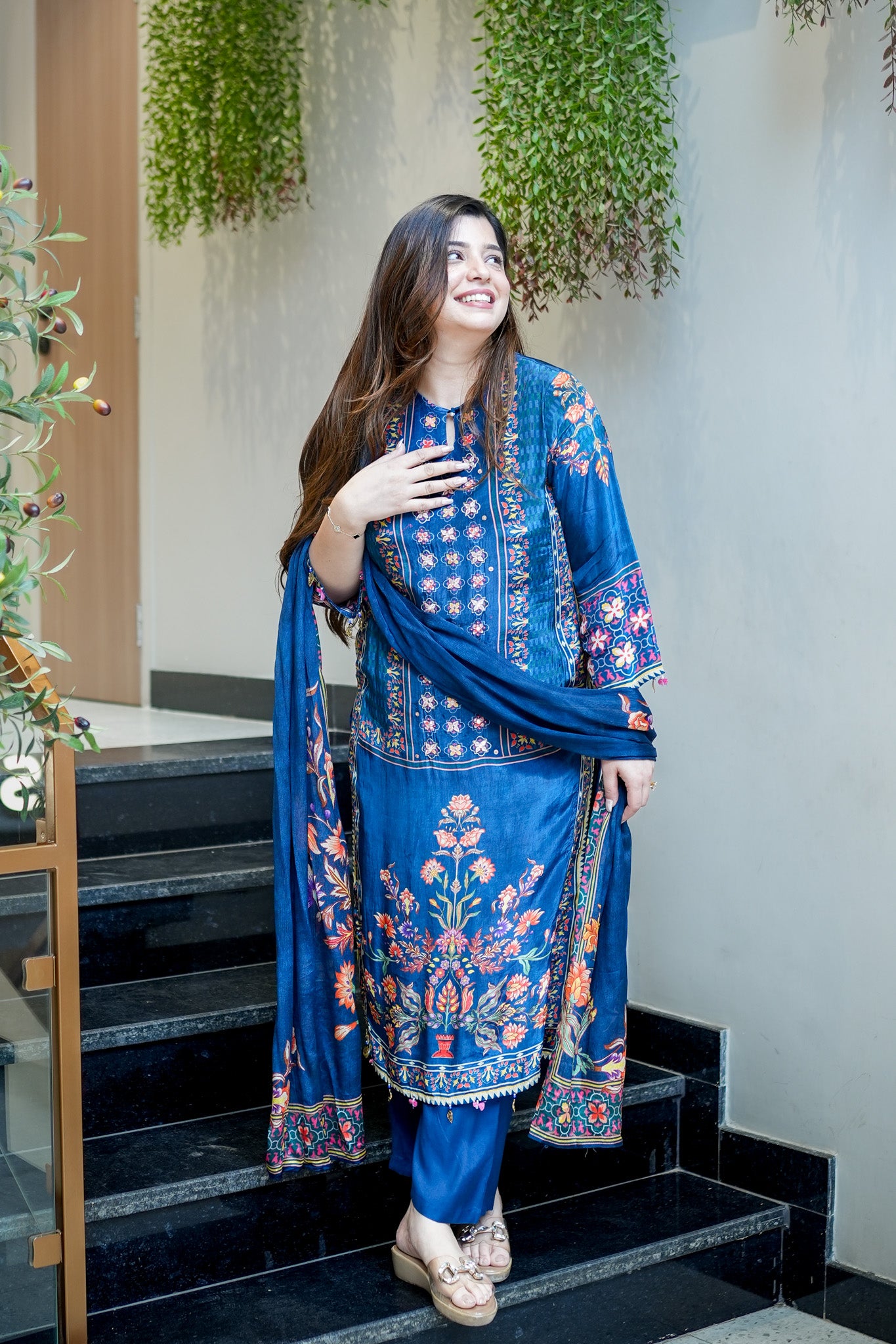 Maya Digital Print Suit Set