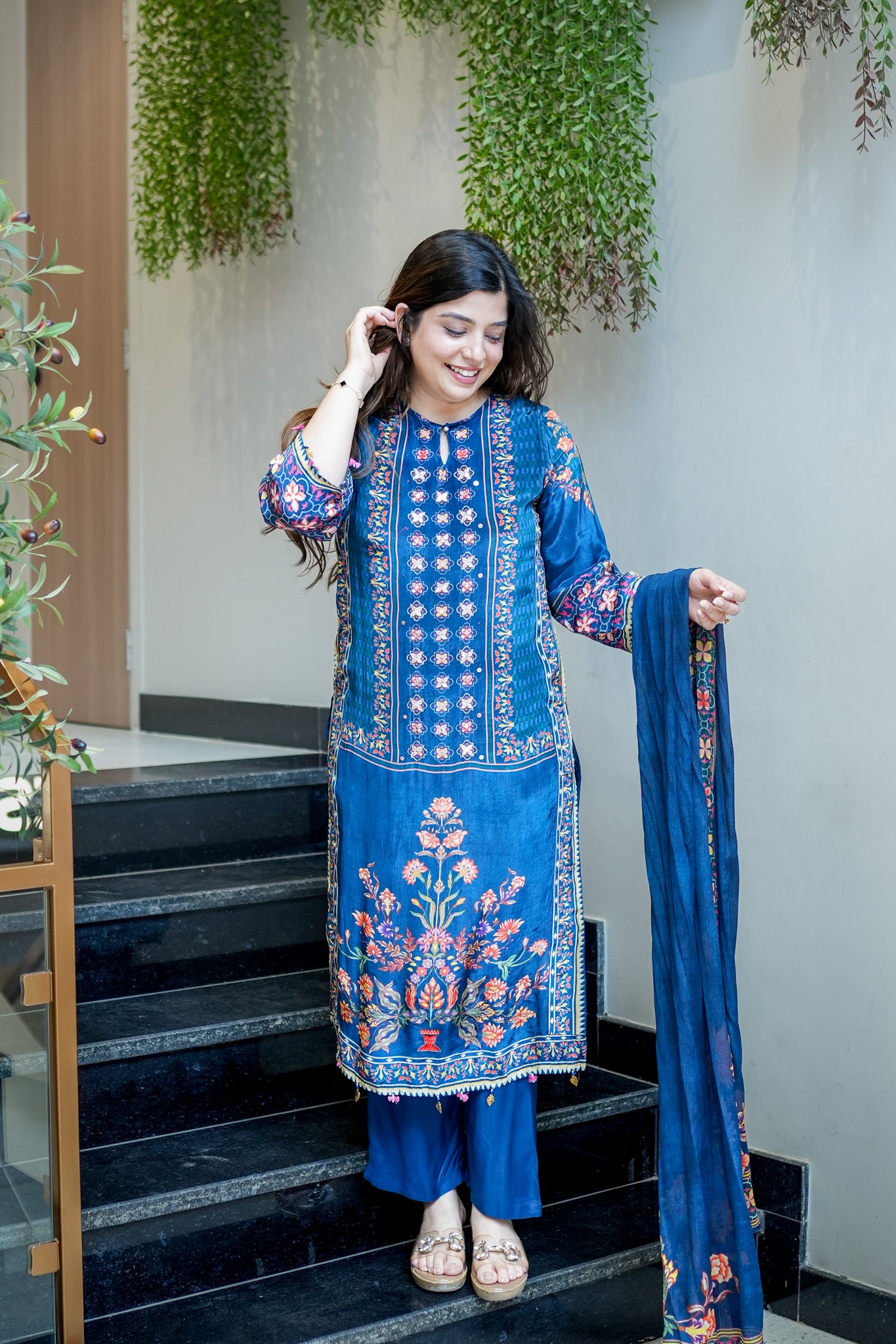 Maya Digital Print Suit Set