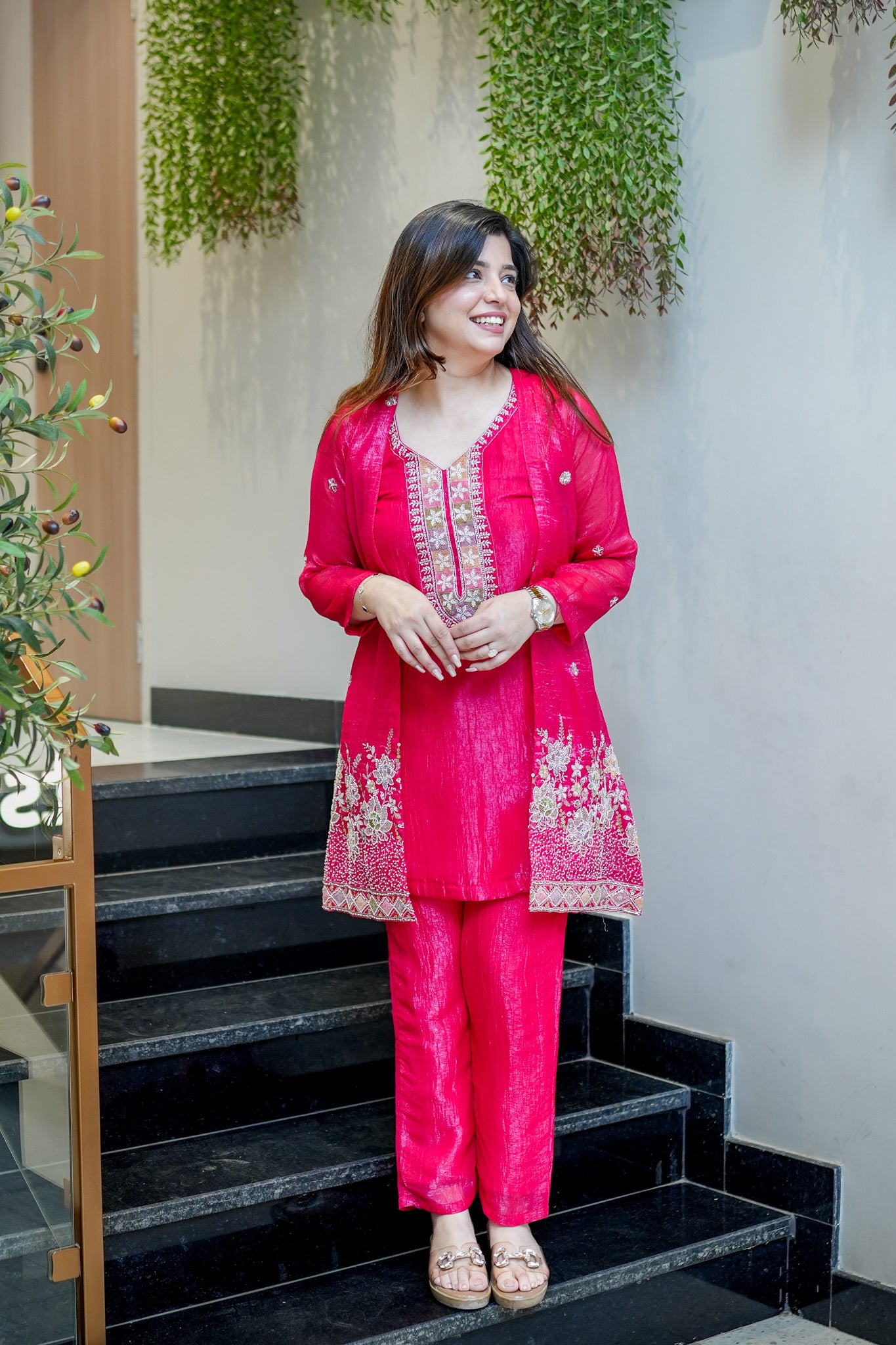 Divira Embroidered Co ord Set