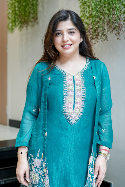 Divira Embroidered Co ord Set