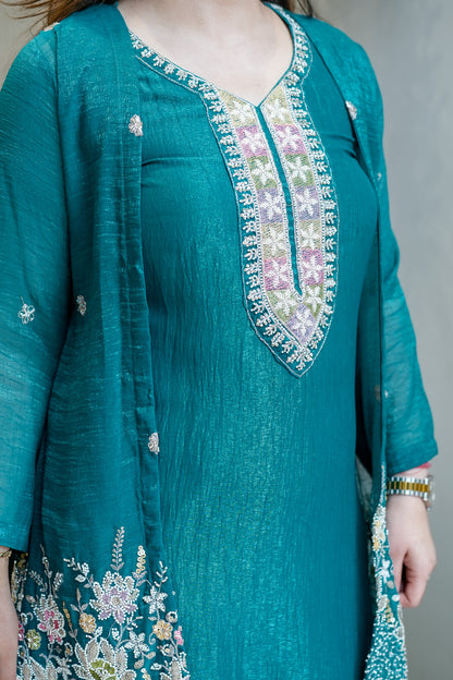 Divira Embroidered Co ord Set