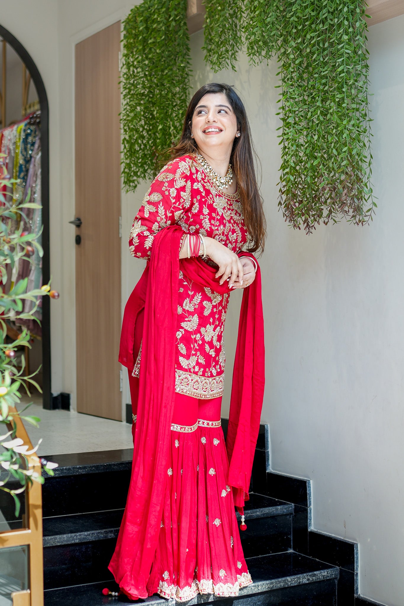 Raabta Hand Embroidered Sharara Set
