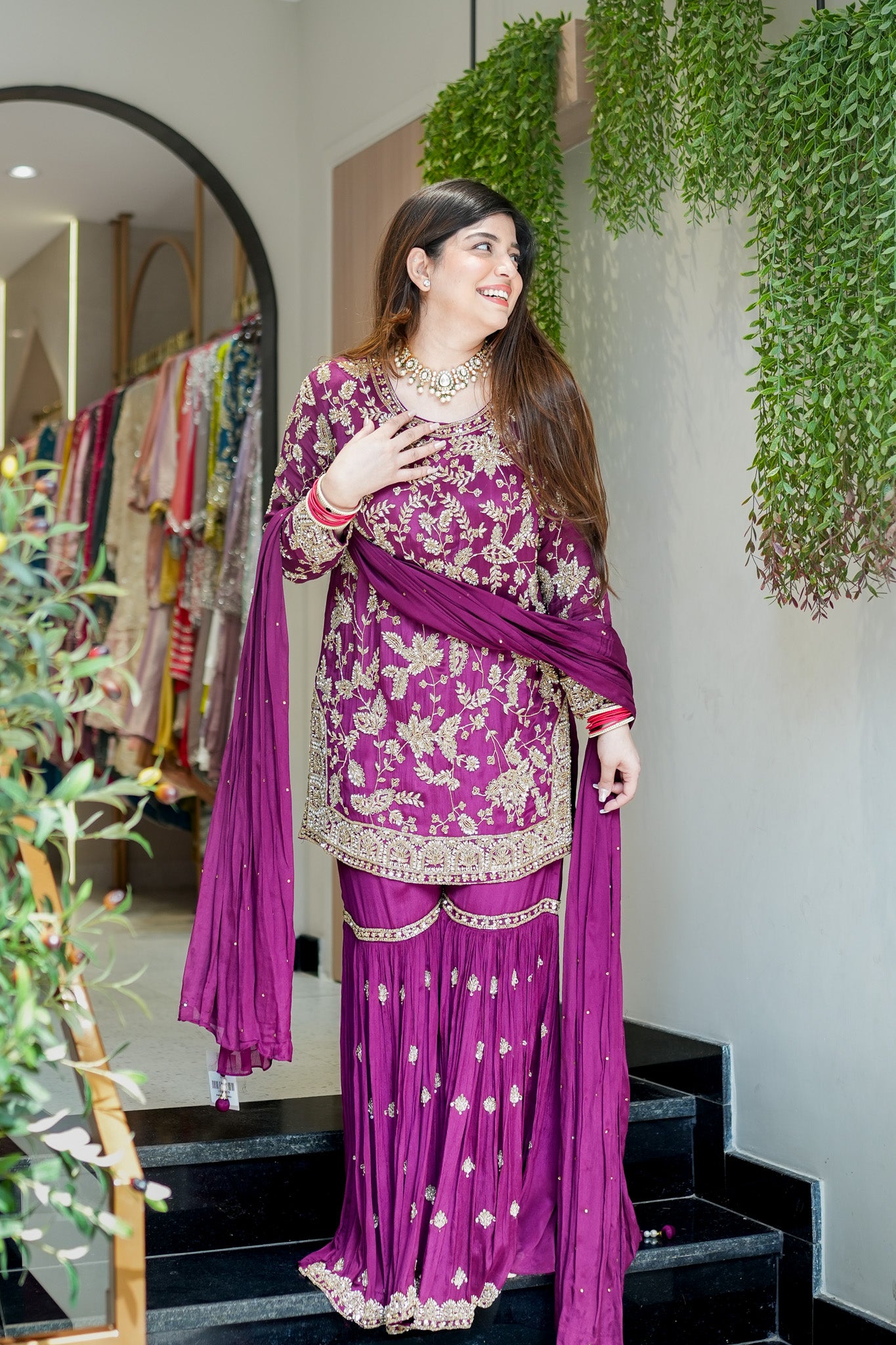 Raabta Hand Embroidered Sharara Set