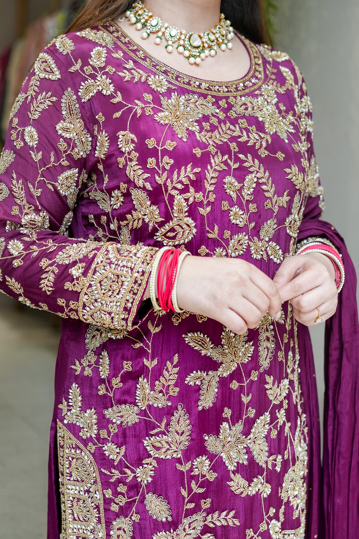 Raabta Hand Embroidered Sharara Set