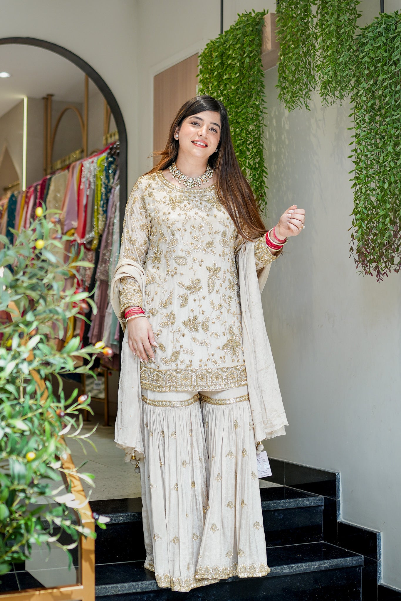 Raabta Hand Embroidered Sharara Set
