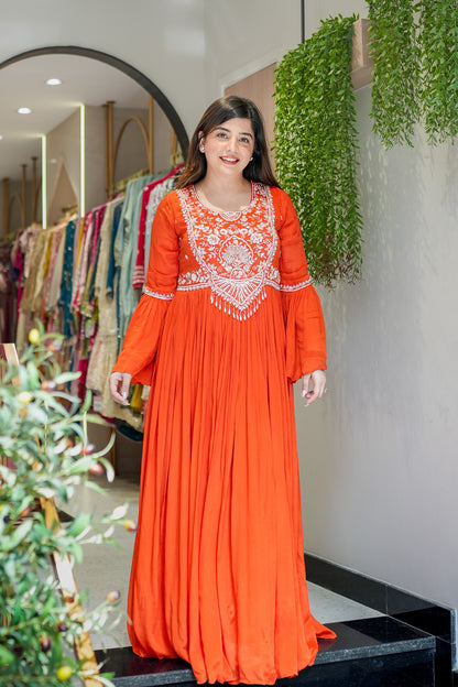 Rinayat Embroidered Maxi Dress