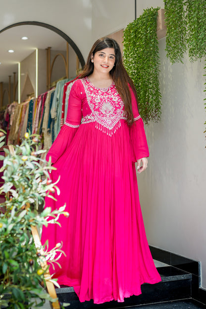 Rinayat Embroidered Maxi Dress