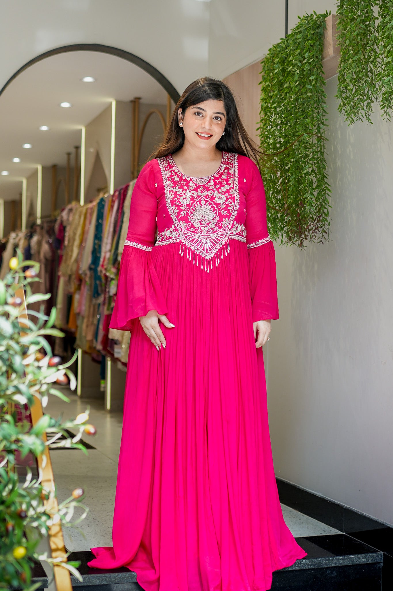 Rinayat Embroidered Maxi Dress
