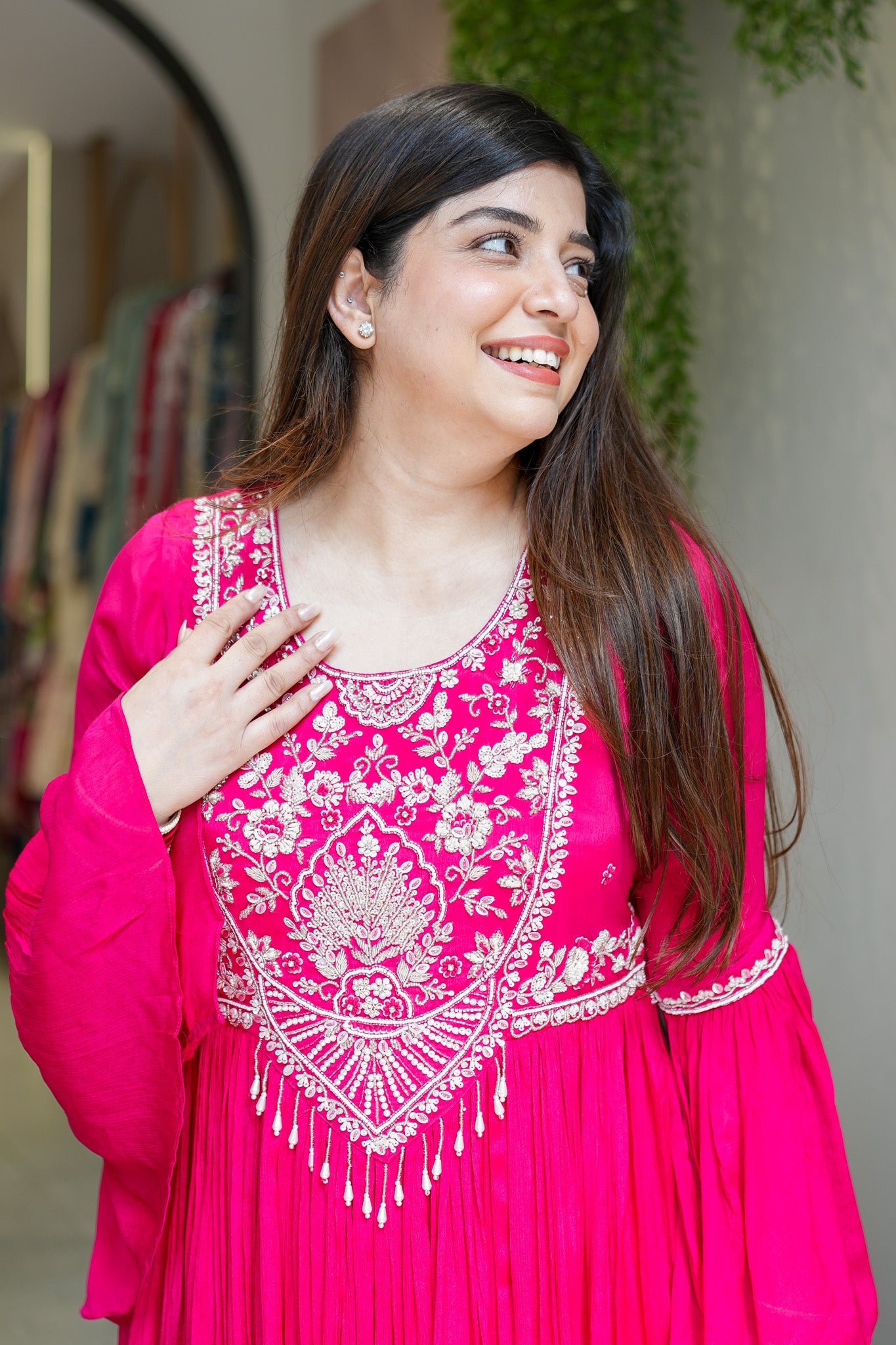 Rinayat Embroidered Maxi Dress