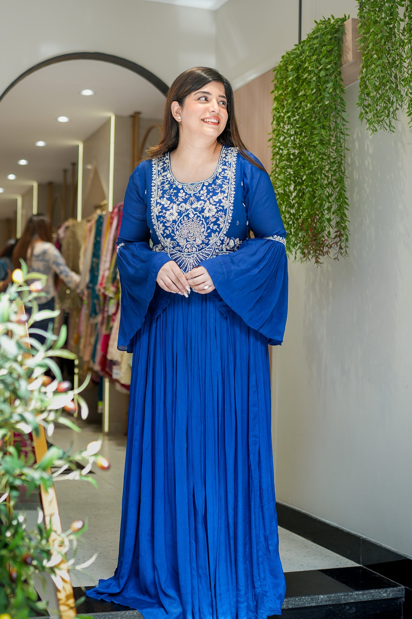 Rinayat Embroidered Maxi Dress