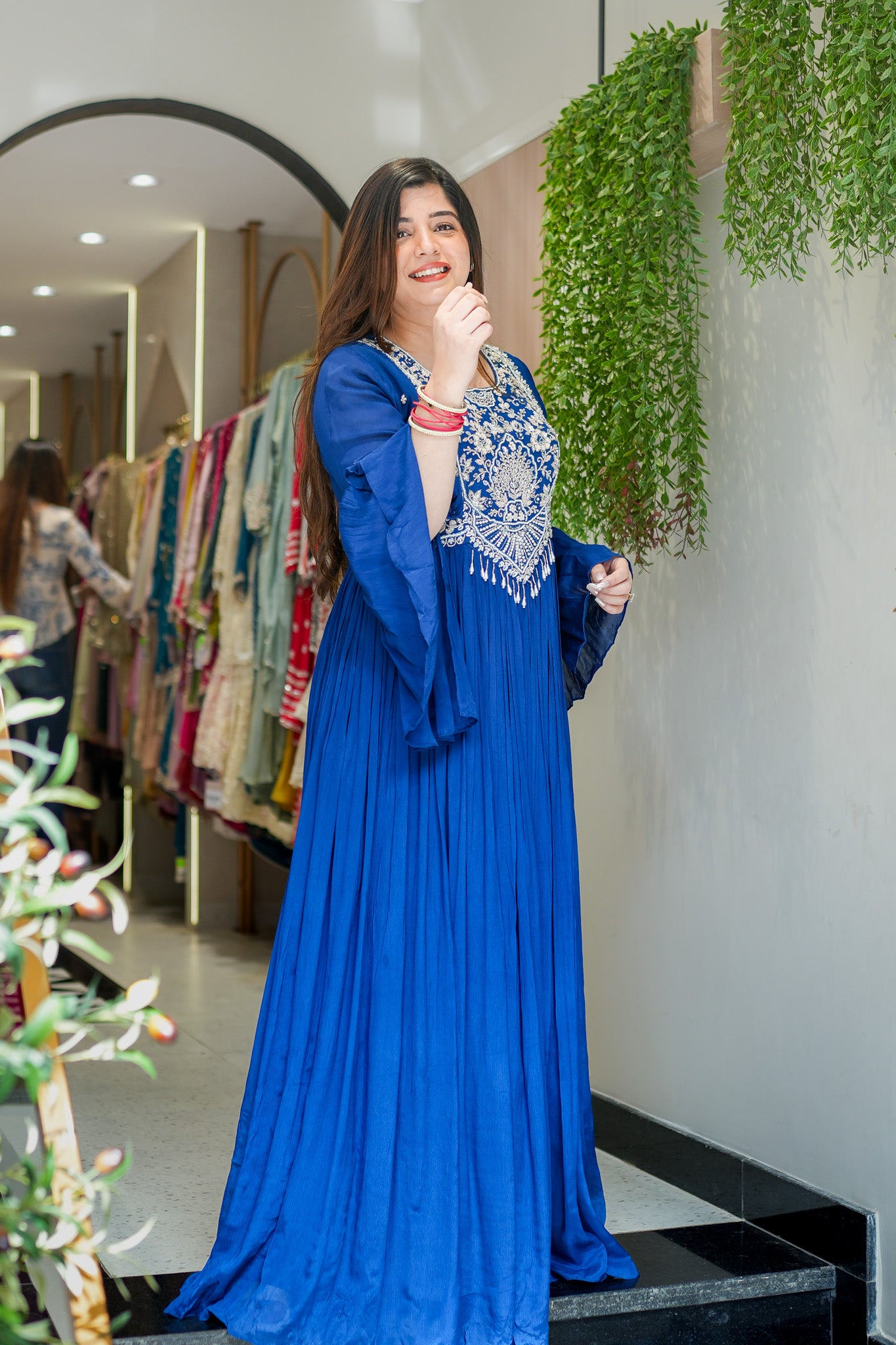 Rinayat Embroidered Maxi Dress
