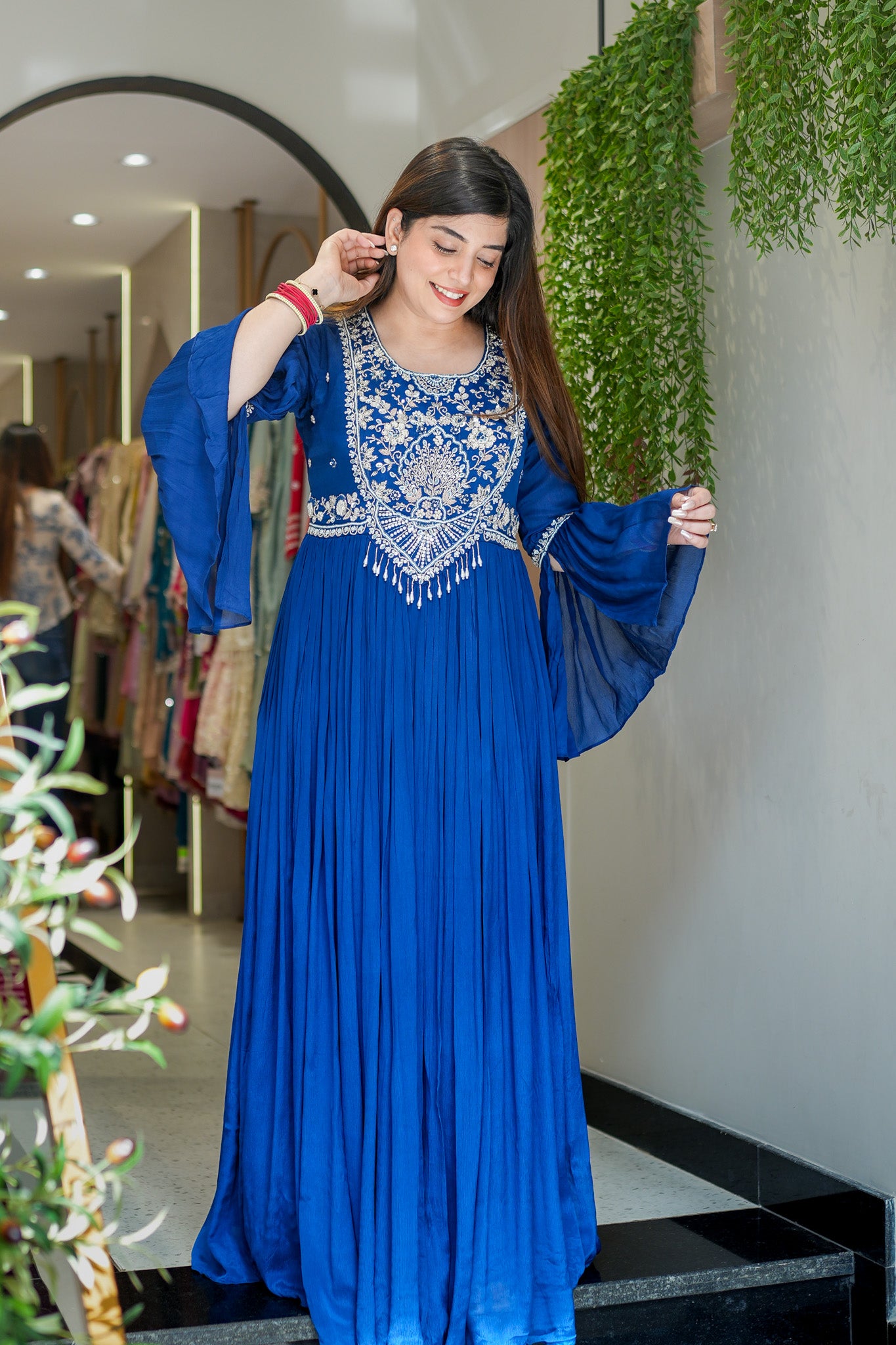 Rinayat Embroidered Maxi Dress