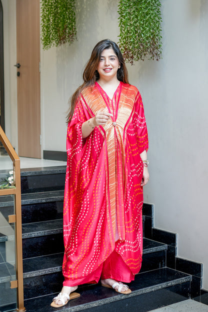 Eira Bandhani Print Co ord Set