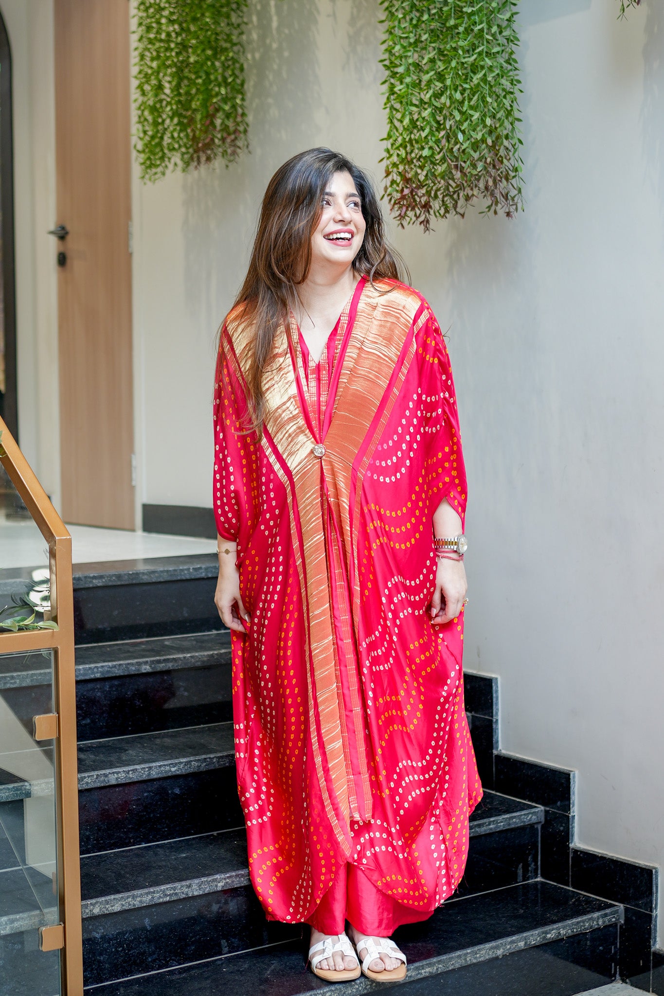 Eira Bandhani Print Co ord Set