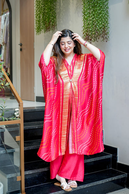 Eira Bandhani Print Co ord Set