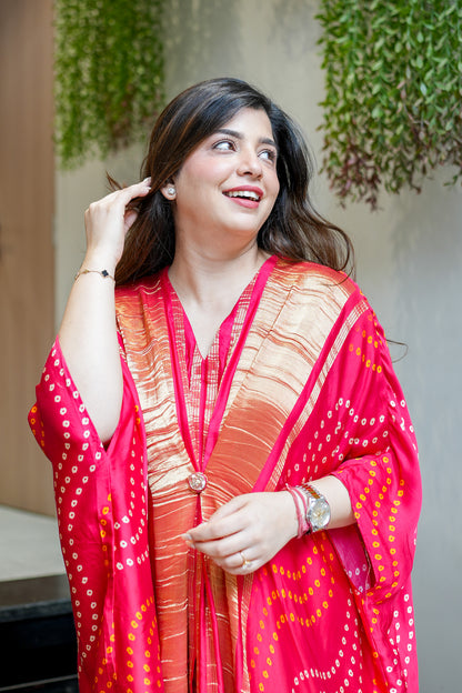 Eira Bandhani Print Co ord Set