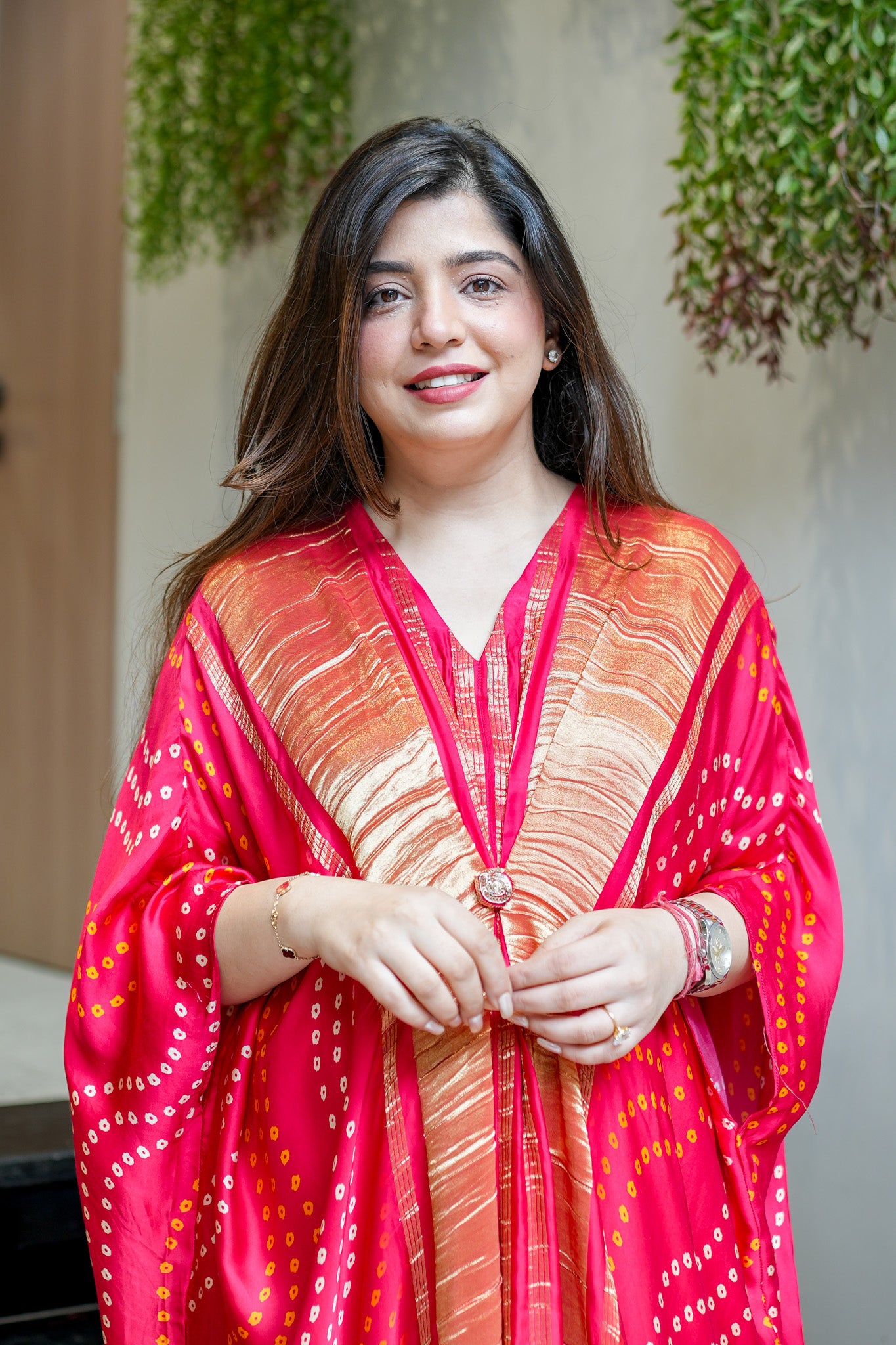 Eira Bandhani Print Co ord Set