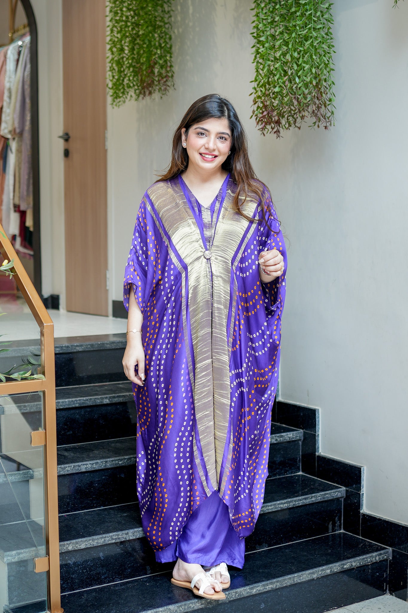 Eira Bandhani Print Co ord Set