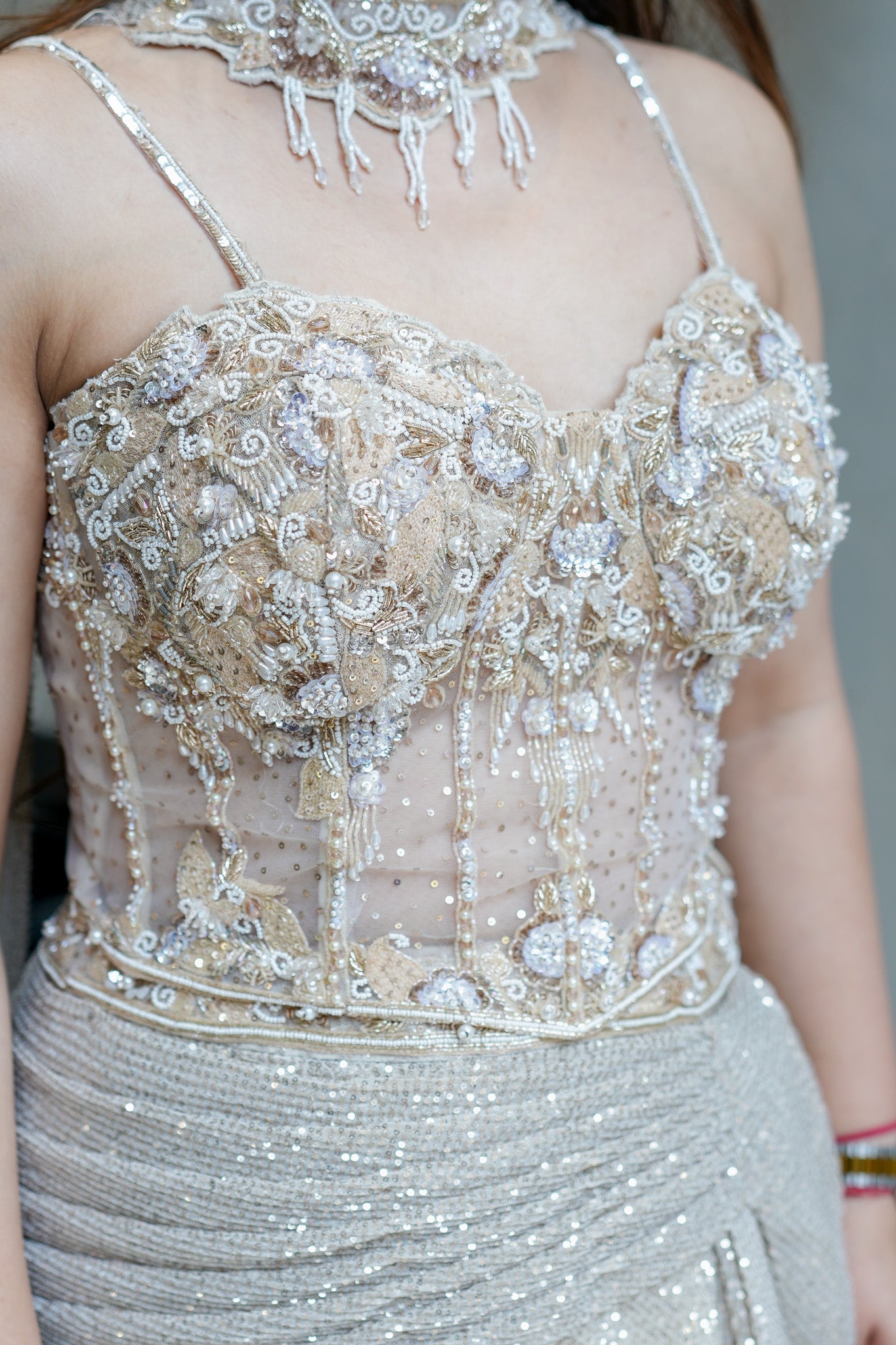 Sharvi Hand Embroidered Lehenga