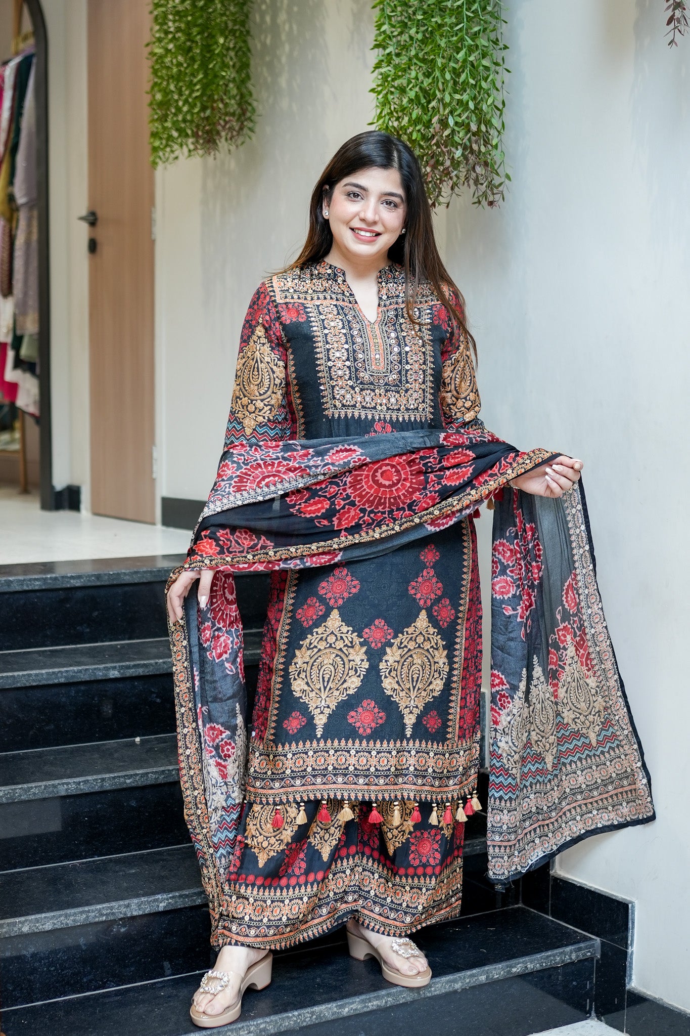 Nyra Printed Suit Set