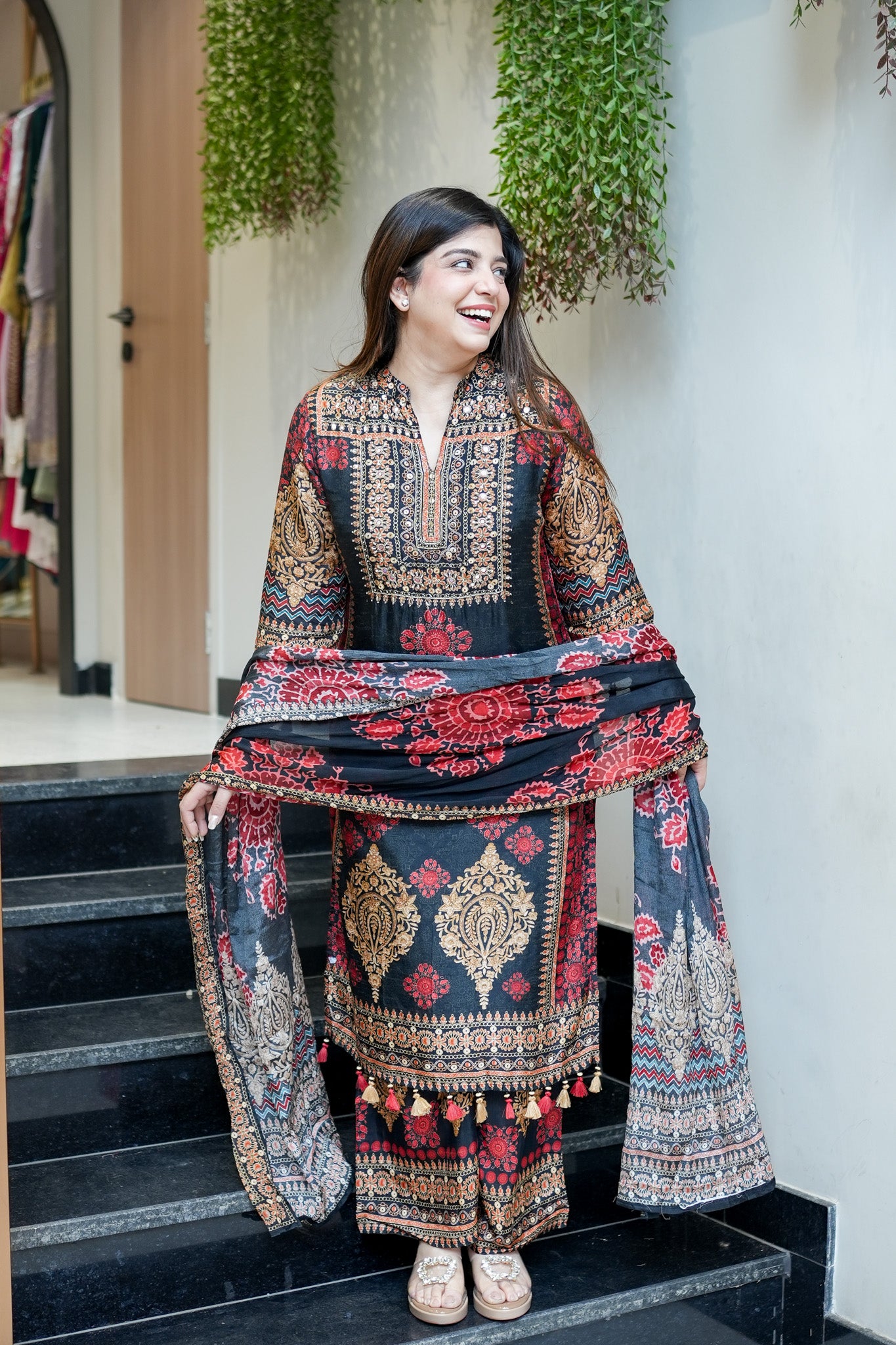 Nyra Printed Suit Set