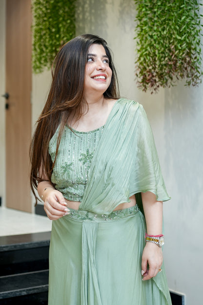 Tanira Embroidered Skirt Set