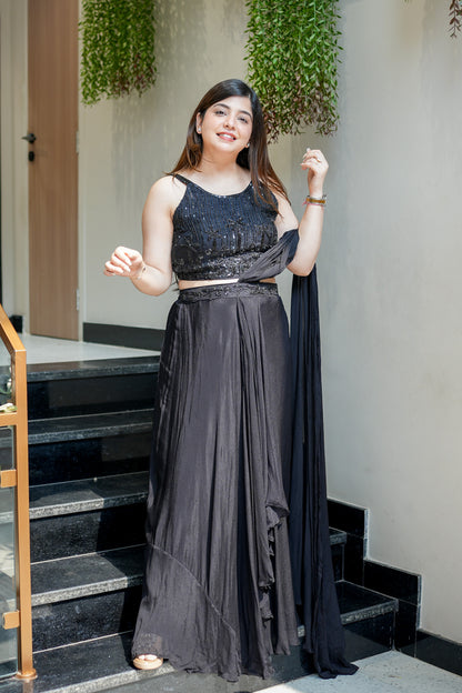 Tanira Embroidered Skirt Set
